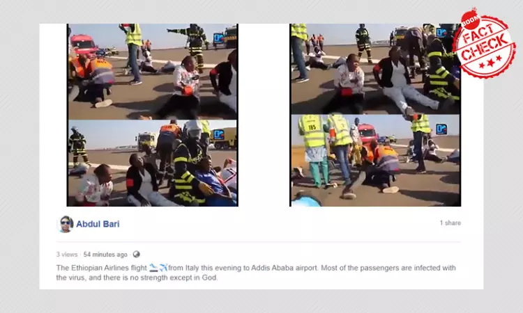 False: Passengers Infected With Coronavirus At Senegal Airport