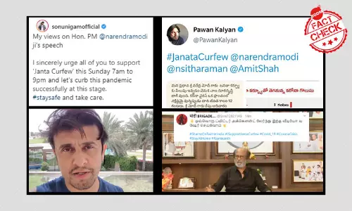 How Celebs Amplified Misinformation Around Janta Curfew