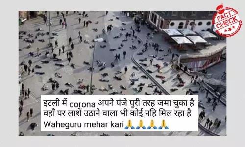 No, This Photo Does Not Show Dead Bodies From The Coronavirus In Italy