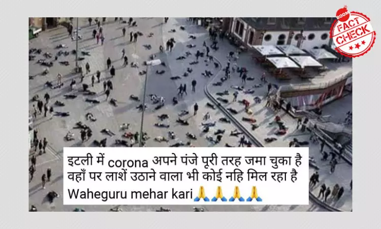 No, This Photo Does Not Show Dead Bodies From The Coronavirus In Italy