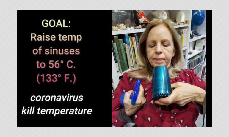 Breathing In Hot Air From Sauna, Hair Dryer Does Not Treat COVID-19 Breathing In Hot Air From Sauna, Hair Dryer Does Not Treat COVID-19