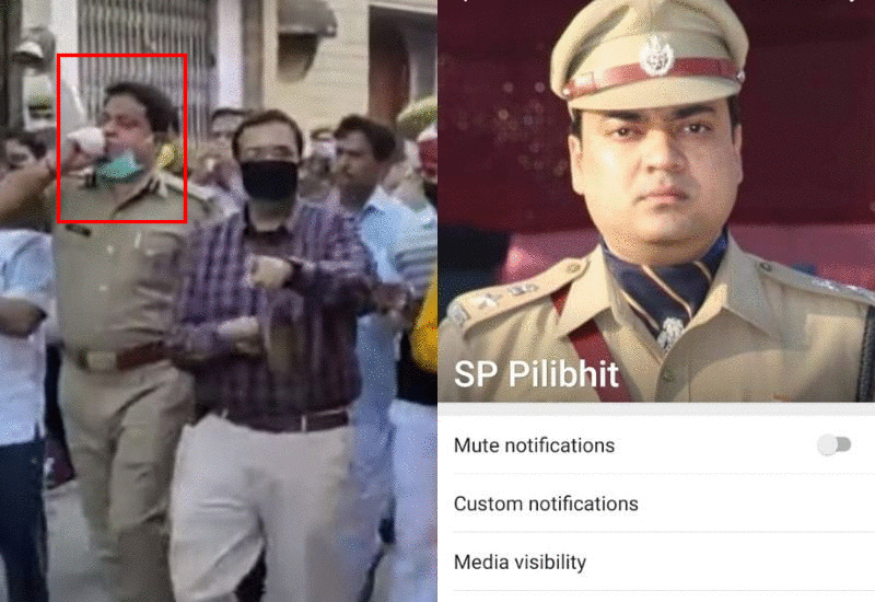 Pilibhit's Superintendent of Police, Abhishek Dikshit.