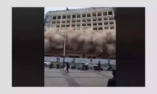 No, A Coronavirus Quarantine Hotel Did Not Collapse In China