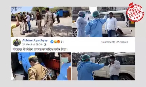 Mock Drill Videos Passed Off As Police Detaining Suspected COVID-19 Patients