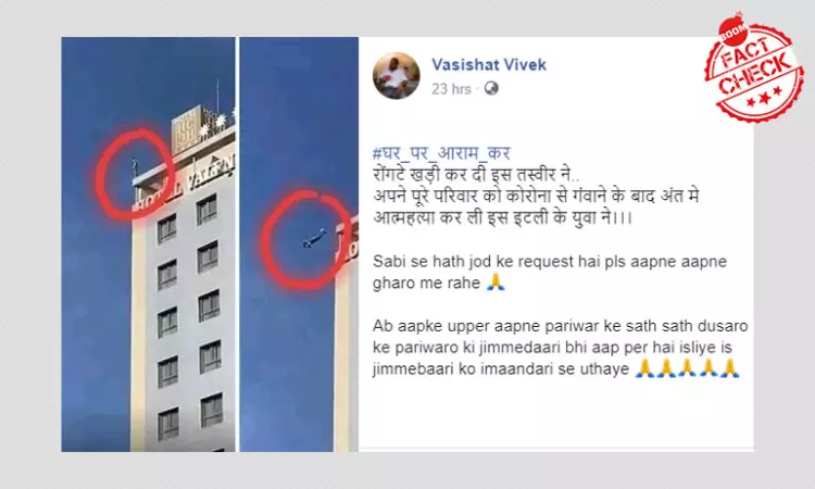 Dated Photos Of A Suicide In Spain Falsely Linked To Coronavirus In Italy