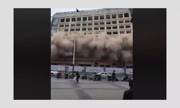 No, A Coronavirus Quarantine Hotel Did Not Collapse In China