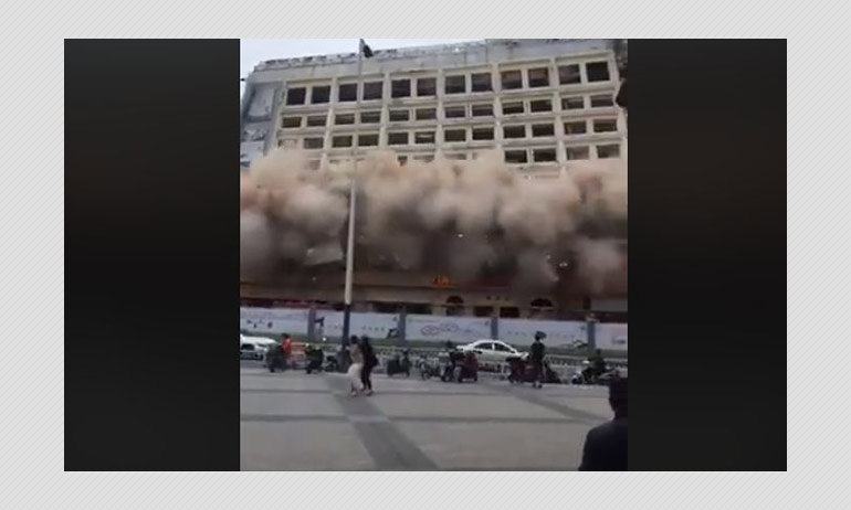 No, A Coronavirus Quarantine Hotel Did Not Collapse In China No, A Coronavirus Quarantine Hotel Did Not Collapse In China