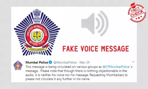 Mumbai Police Call Out WhatsApp Audio Clips Going Viral In Its Name.