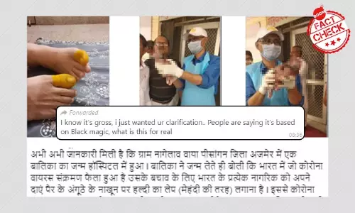 Images Of Baby With Birth Defect Falsely Linked To Coronavirus