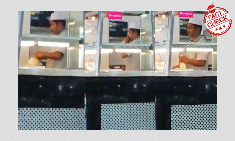 Video Of Eatery Staff Blowing Into Food Packets Is Not From India Video Of Eatery Staff Blowing Into Food Packets Is Not From India