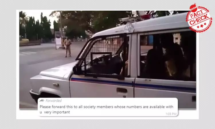 Video Of Kolhapur Cops Announcing 3-Day Lockdown Viral As Mumbai, Pune