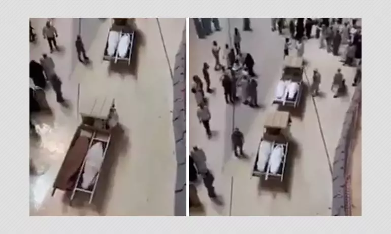 False: Video Shows COVID-19 Victims Bodies Removed From Iran Hospital