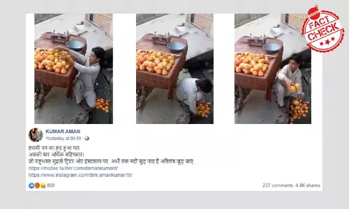 Video Of Boy Washing Apples In A Sewer In Pakistan Revived