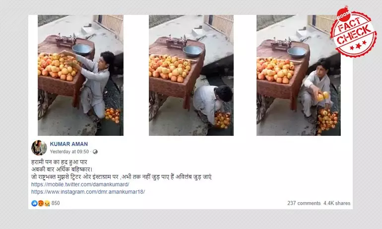 Video Of Boy Washing Apples In A Sewer In Pakistan Revived