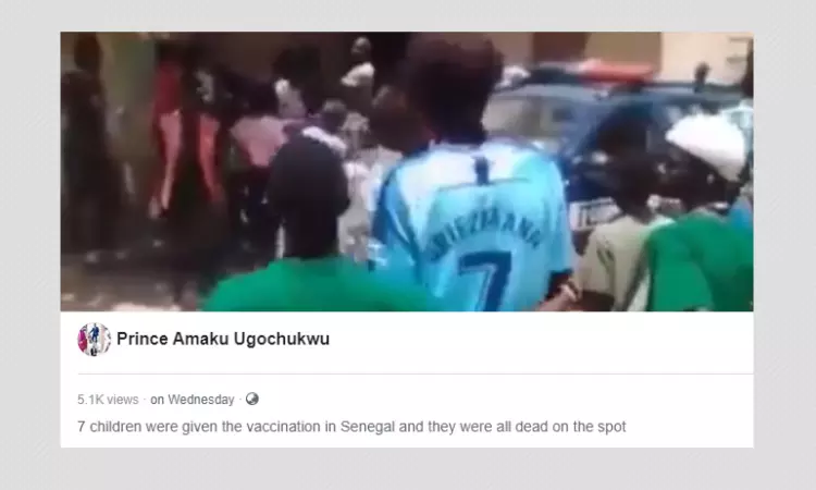 Children In Senegal Did Not Die After Receiving Coronavirus Vaccine