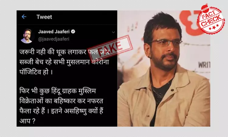 Viral Communal Tweet Attributed To Jaaved Jaaferi Is Fake
