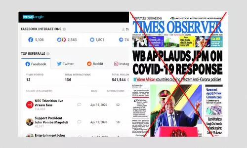 Did World Bank Praise Tanzanias Anti-COVID-19 policies? A Fact Check