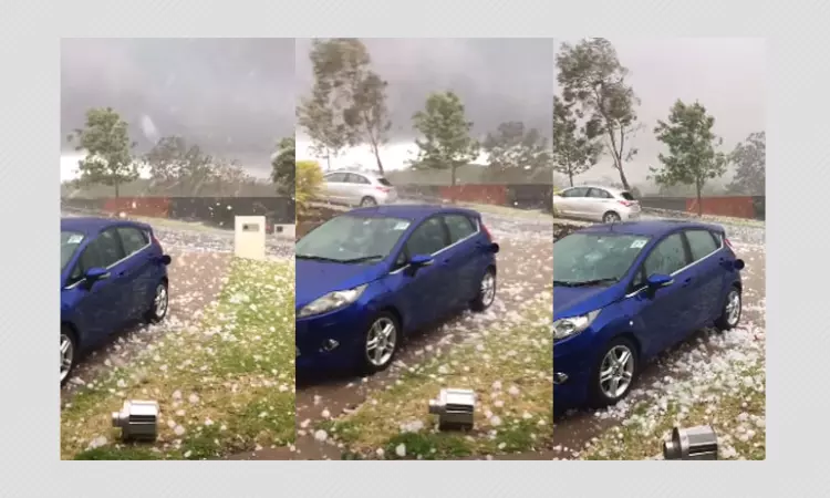 No, Its Not Raining Hail In Thailand. The Video Is From Australia