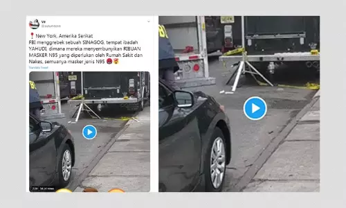 False: FBI Agents Raid A Synagogue That Hoarded Masks During COVID-19