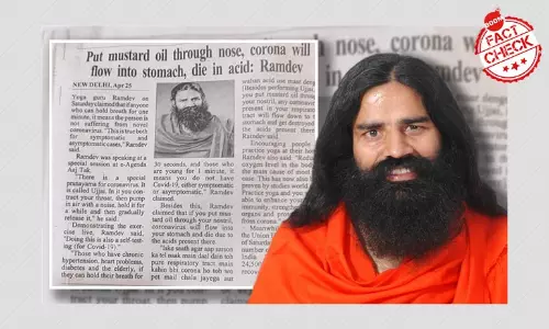 Ramdevs Claims Of Self-Testing, Mustard Oil Not Backed By Research