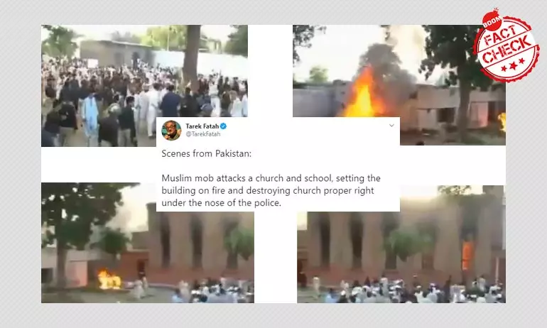 2012 Video Of A Mob Setting Fire To A Church In Pakistan Revived
