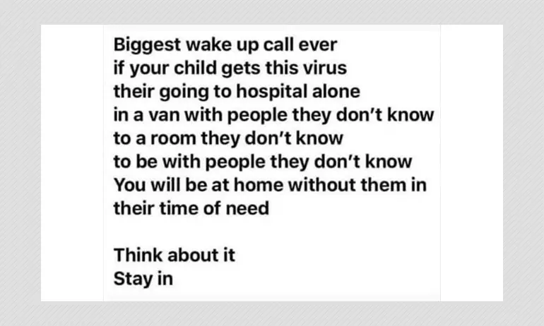 No, Children With COVID-19 Can Go To Hospitals With Their Parents No, Children With COVID-19 Can Go To Hospitals With Their Parents