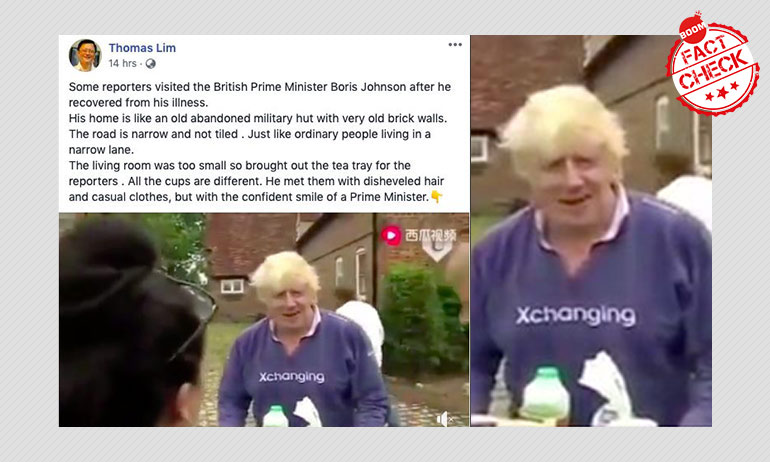 Old Video Of UK PM Boris Johnson Resurfaces With COVID-19 Spin Old Video Of UK PM Boris Johnson Resurfaces With COVID-19 Spin