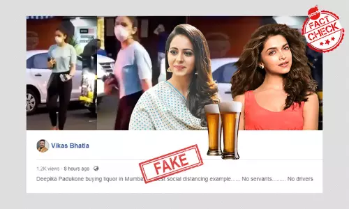 Deepika Padukone Spotted Buying Alcohol During The Lockdown? Not Quite