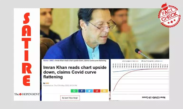 IANS Publishes Satire Article On Imran Khan As News