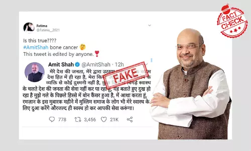 Am Healthy, Not Sick, Clarifies Amit Shah On Bone Cancer Rumours