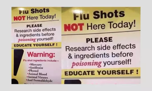 Misinformation On US Flu Shot Ingredients Viral During COVID-19 Crisis