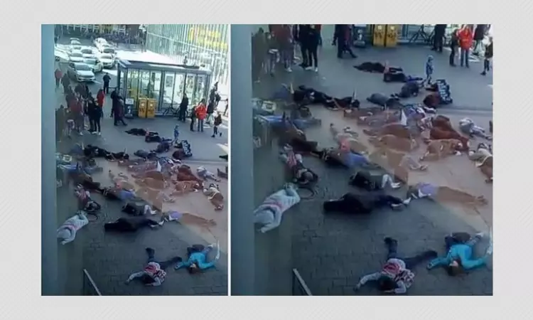 Photo From German Protest Circulated As Unclaimed COVID-19 Dead Bodies
