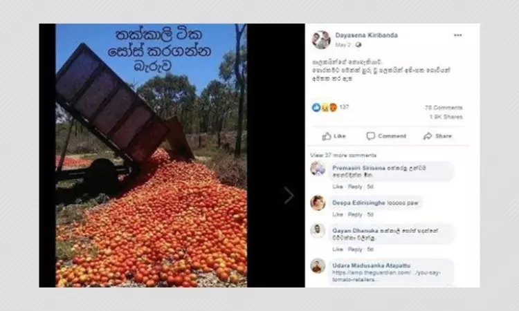 2017 Image Of Food Wastage In Australia Revived With COVID-19 Spin