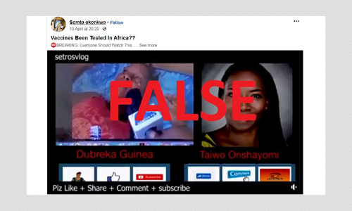 No, COVID-19 Patients In Guinea Did Not Die After Taking Trial Vaccine