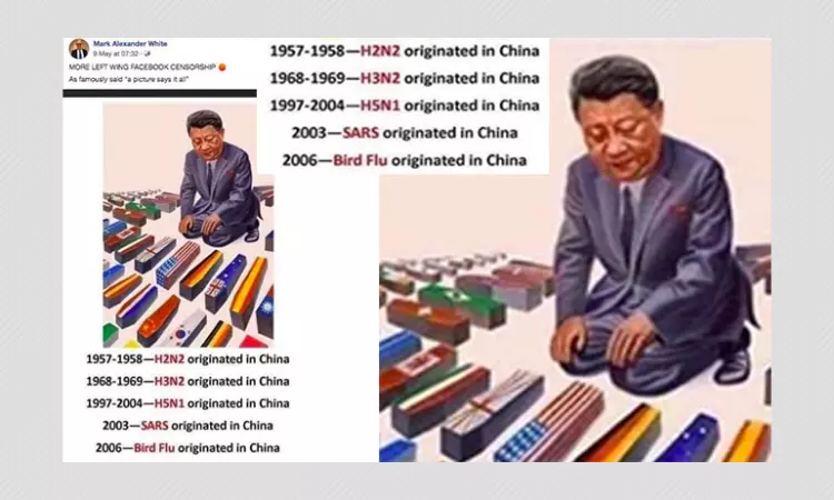 Misleading Post Claims Major Viral Outbreaks Originated In China