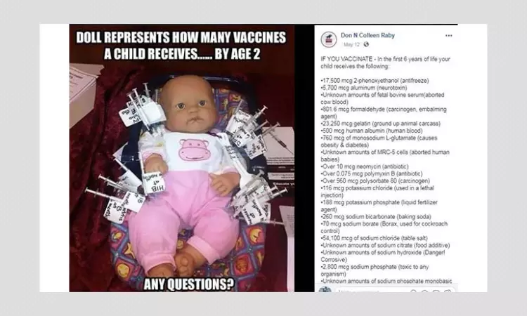 False Information About Vaccines For Babies Viral On Social Media