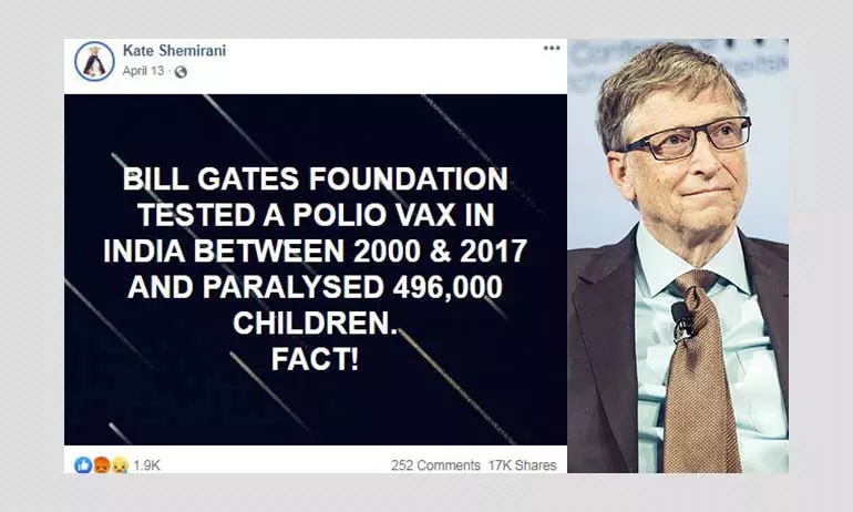 Did Bill Gates-backed Polio Vaccine Paralyse Children In India?