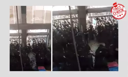 2019 Video Passed Off As Violation Of Social Distancing Rules In Saudi Arabia