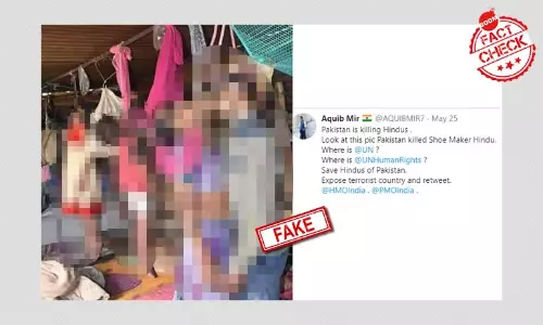 2017 Image From Rajasthan Peddled As Hindu Family Killed In Pakistan