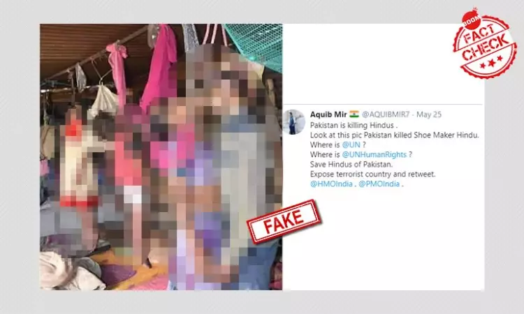 2017 Image From Rajasthan Peddled As Hindu Family Killed In Pakistan