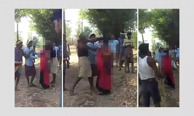 Gujarat: Minor Girl Publicly Thrashed For Eloping, Video Goes Viral