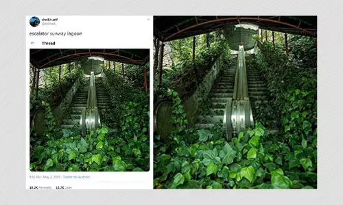 Does This Picture Showcase A Theme Park In Malaysia During Lockdown?