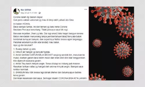 No, Table Salt Is Not A Cure For Coronavirus