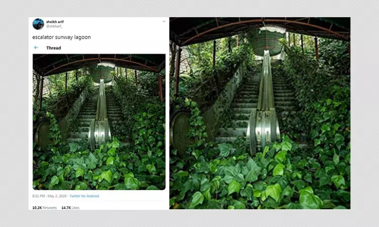 Does This Picture Showcase A Theme Park In Malaysia During Lockdown?