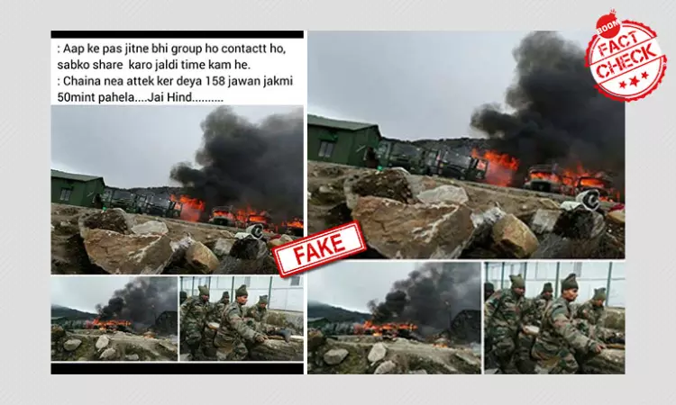 Dated Pics Shared With False Claim Of China Killing 158 Indian Soldiers