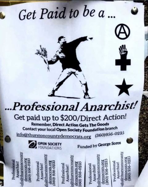 No, George Soros-backed Org Does Not Pay for 'Professional Anarchists'