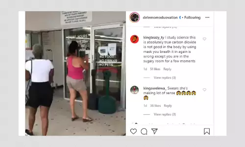 Video Of Woman Making Misleading Claims About Face Masks Goes Viral