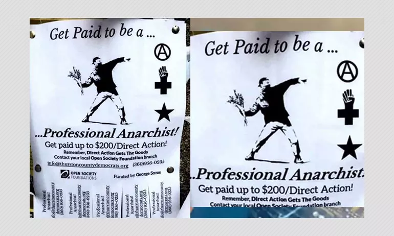 No, George Soros-backed Org Does Not Pay for Professional Anarchists No, George Soros-backed Org Does Not Pay for Professional Anarchists