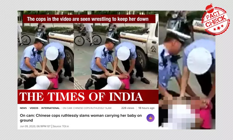 Times of India Runs 2017 Chinese Police Brutality Video As Recent