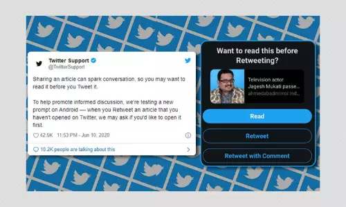 Read It Before You Retweet It: Twitter Tests New Feature